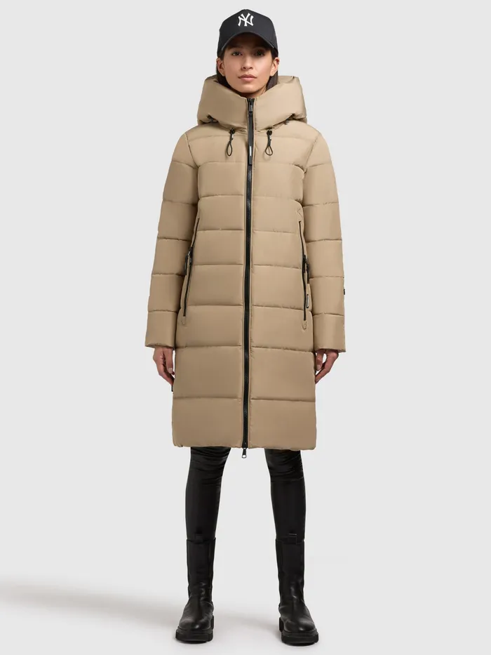 Mantel JILIAS4 Sand Sand Quilted Coats KHUJO Women