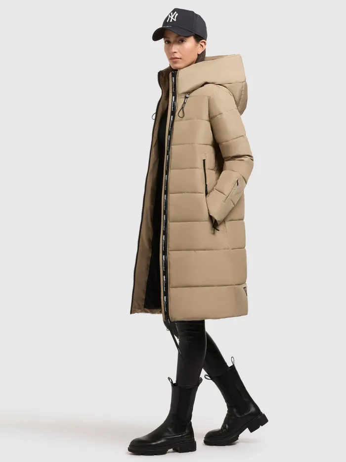 Mantel JILIAS4 Sand Sand Quilted Coats KHUJO Women