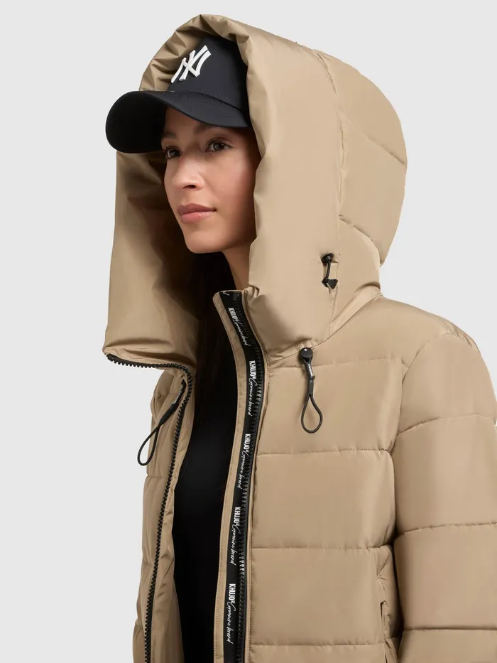 Mantel JILIAS4 Sand Sand Quilted Coats KHUJO Women