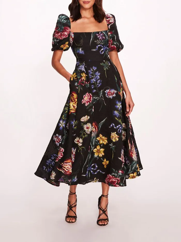 Marchesa Marchesa Notte Alexander Bubble Dress Black Multi 8211 Women