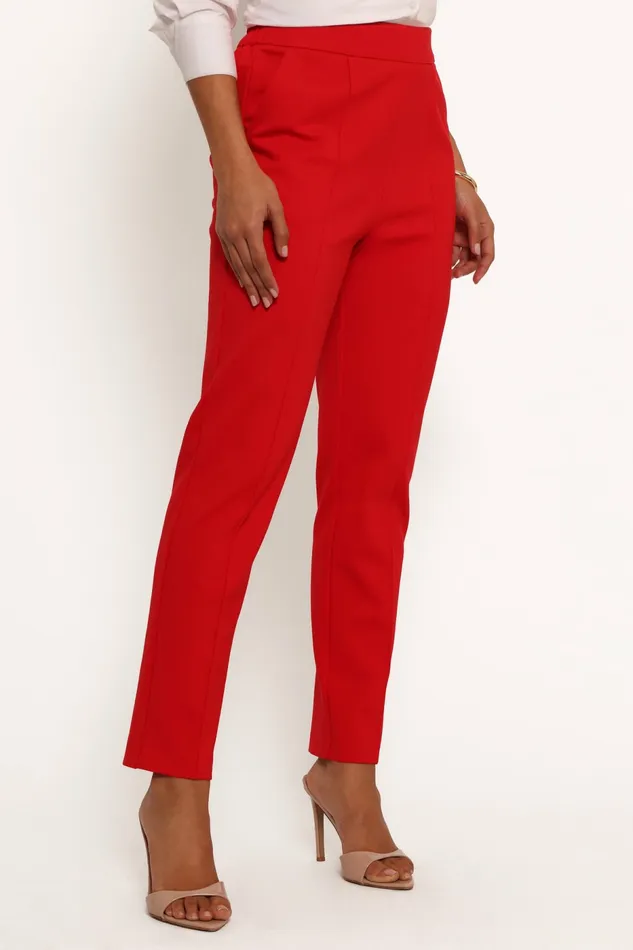 Martina Pant Red Matching Sets Petal and Pup Women
