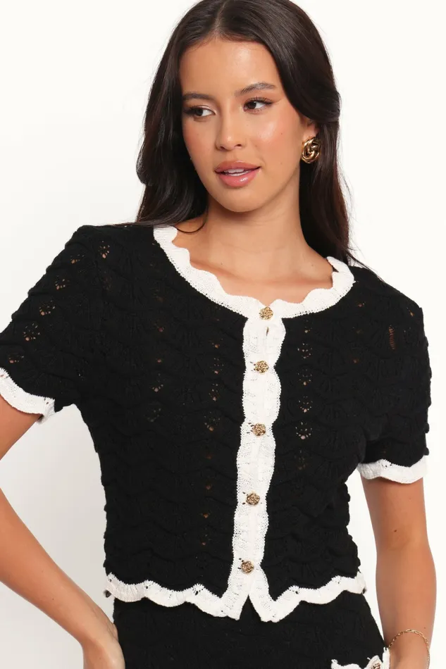 Matching Sets Petal and Pup Women Madalyn Knit Skirt Set Black