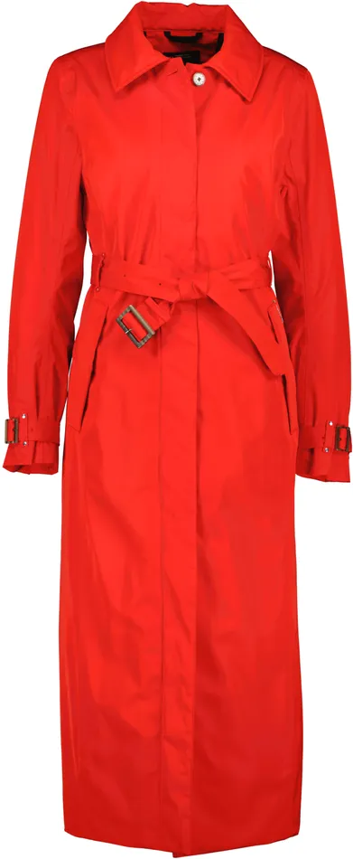 Matilde Coat Long Chili Red Women Didriksons Waterproof Jackets
