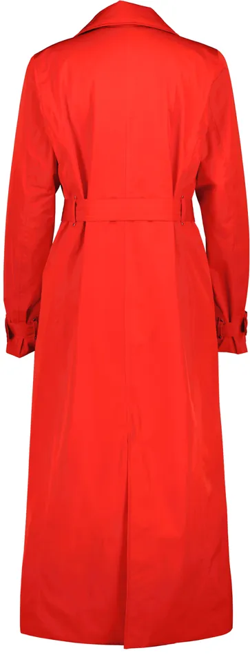 Matilde Coat Long Chili Red Women Didriksons Waterproof Jackets
