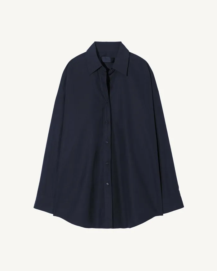 MATTIA SHIRT Navy Women Nili Lotan Tops