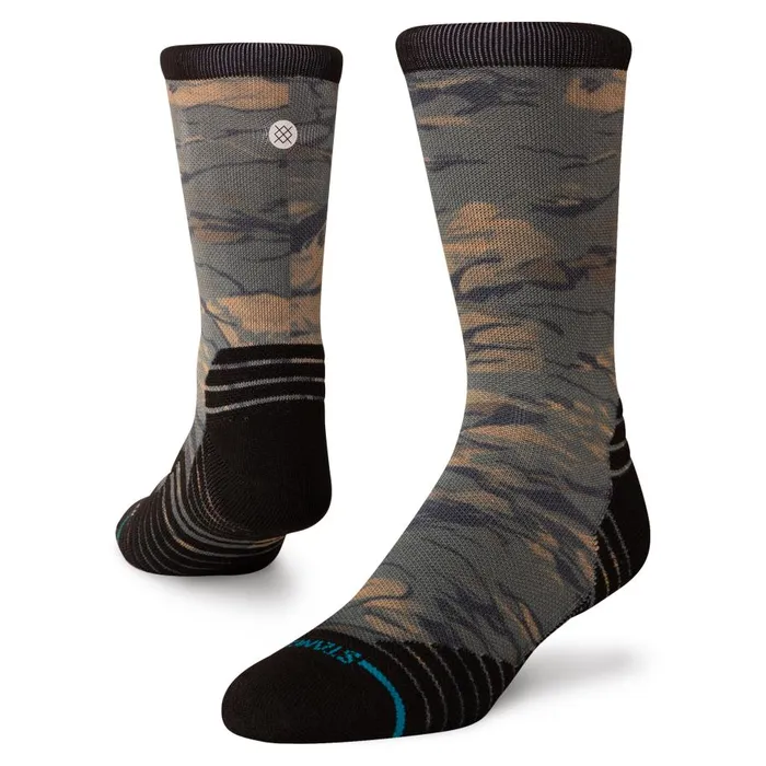 Medium Performance Crew Socks Mid Rompin 8211 Brown MenWomen Stance Crew