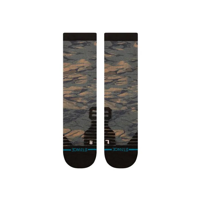 Medium Performance Crew Socks Mid Rompin 8211 Brown MenWomen Stance Crew
