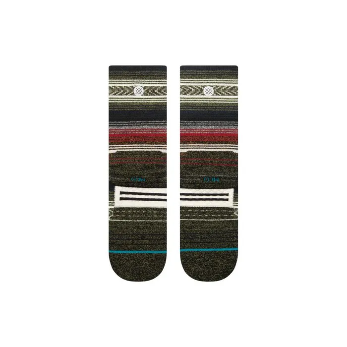 Medium Performance Wool Crew Socks Mid Wool 8211 Blackred MenWomen Stance Crew