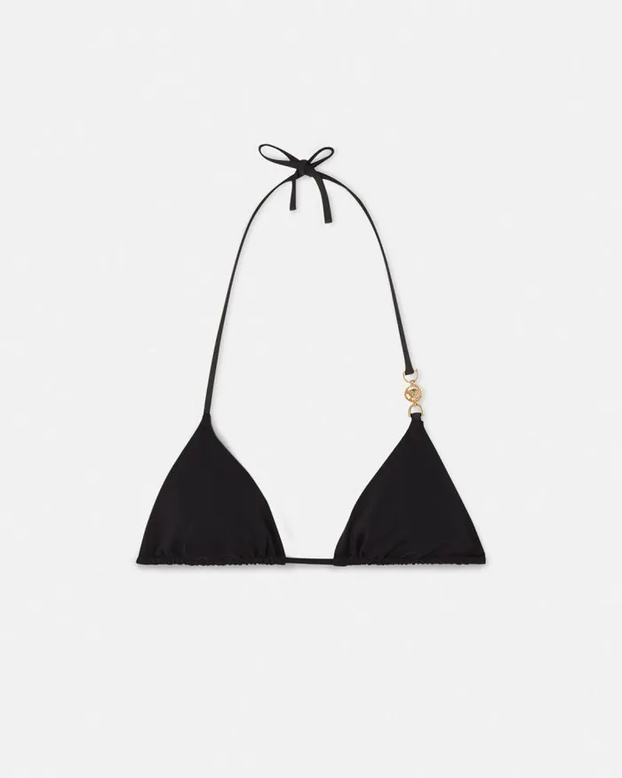 Medusa 03995 Bikini Top Black Women Versace Swimwear