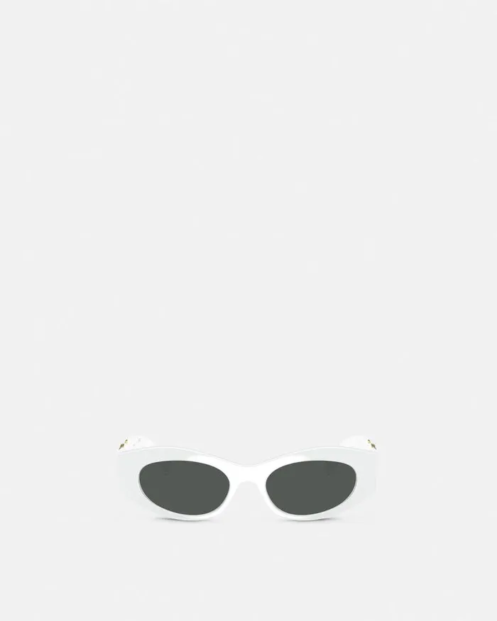 Medusa Biggie CatEye Sunglasses Whitegold Women Versace Sunglasses