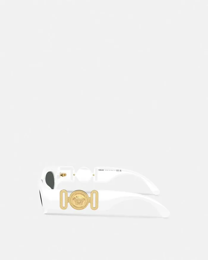 Medusa Biggie CatEye Sunglasses Whitegold Women Versace Sunglasses