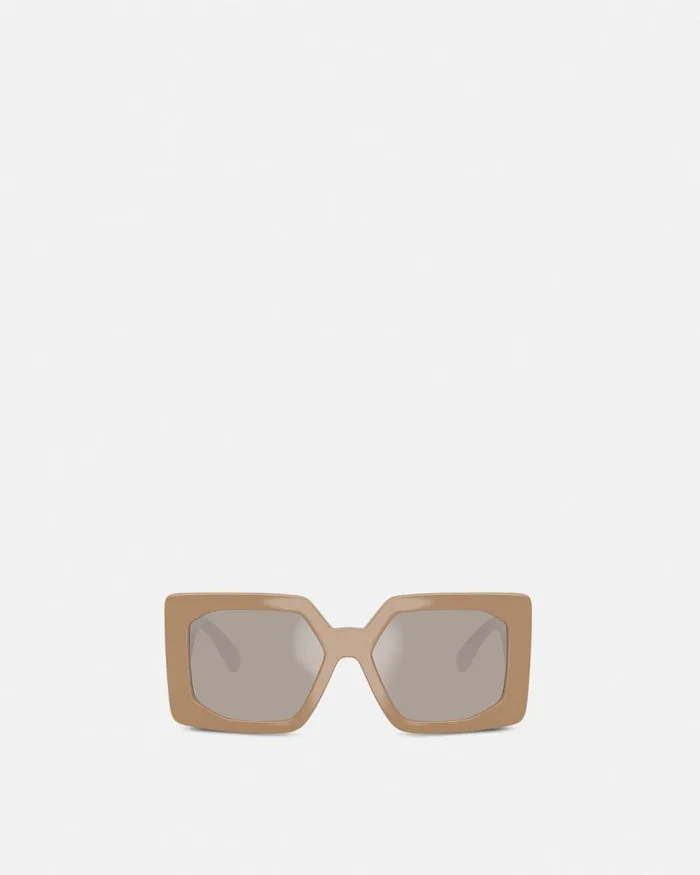 Medusa Biggie Maxi Sunglasses Beige Women Versace Sunglasses
