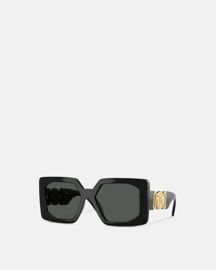 Medusa Biggie Maxi Sunglasses Blackgold Women Versace Sunglasses