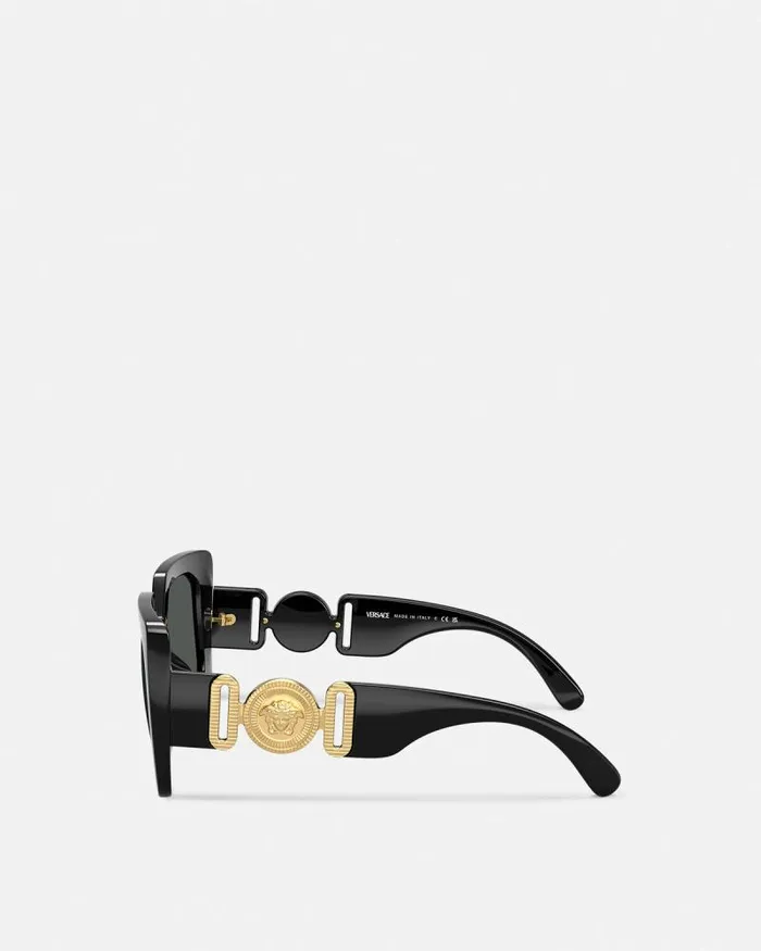 Medusa Biggie Maxi Sunglasses Blackgold Women Versace Sunglasses