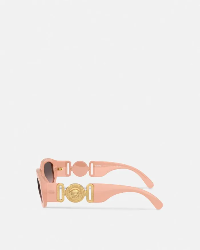 Medusa Biggie Sunglasses Goldpink WomenMen Versace Sunglasses