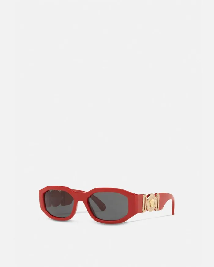Medusa Biggie Sunglasses Red WomenMen Versace Sunglasses