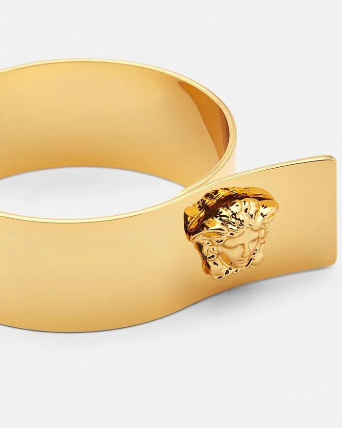 Medusa Napkin Ring Gold Home and Lifestyle Versace Accessories