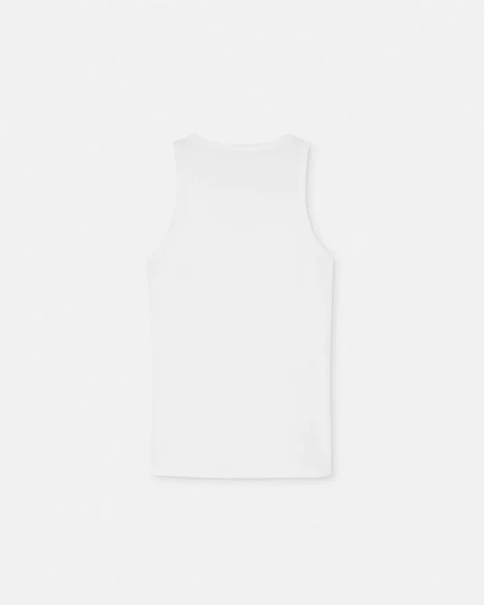 Medusa Tank Top Undershirt White Men Versace Loungewear and Pajamas