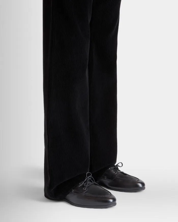 Men Bally Loafers and Moccasins Plume Loafer In Black Leather Black Men Bally Loafers and Moccasins Plume Loafer In Black Leather Black