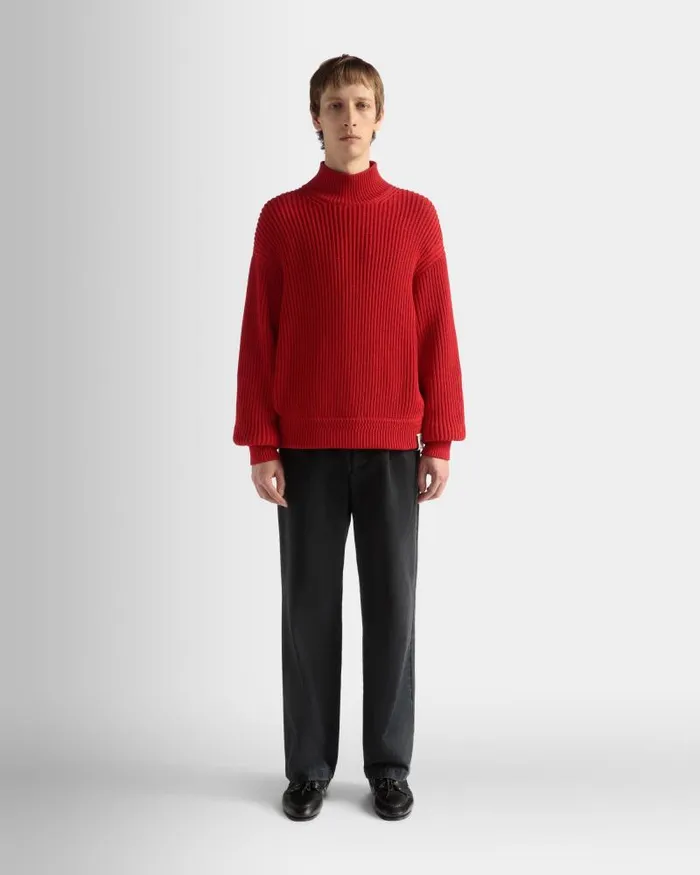 Men Bally Pants Pants In Black Cotton Black Men Bally Pants Pants In Black Cotton Black