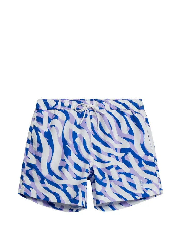 Men Banks Miami Swim Trunks Purple Painted Zebra JLindeberg Swim Shorts Men Banks Miami Swim Trunks Purple Painted Zebra JLindeberg Swim Shorts