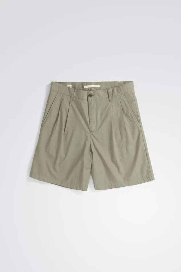 Men Benn Relaxed Typewriter Pleated Short Clay Norse Projects Shorts