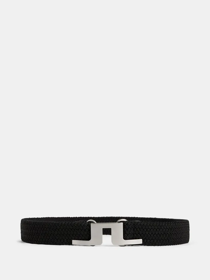 Men Berry Elastic Belt Black JLindeberg Belts