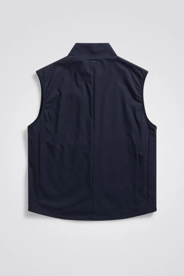 Men Birkholm Solotex Twill Vest Dark Navy Norse Projects Outerwear