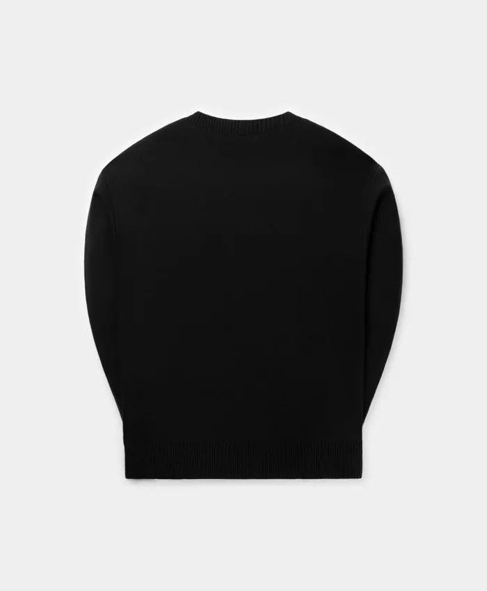 Men Black Forum Knit Sweater Daily Paper Hoodies and Sweaters Men Black Forum Knit Sweater Daily Paper Hoodies and Sweaters