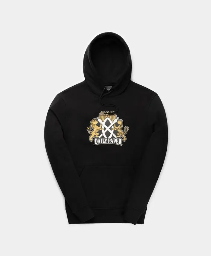 Men Black Nakato Hoody Daily Paper Hoodies and Sweaters