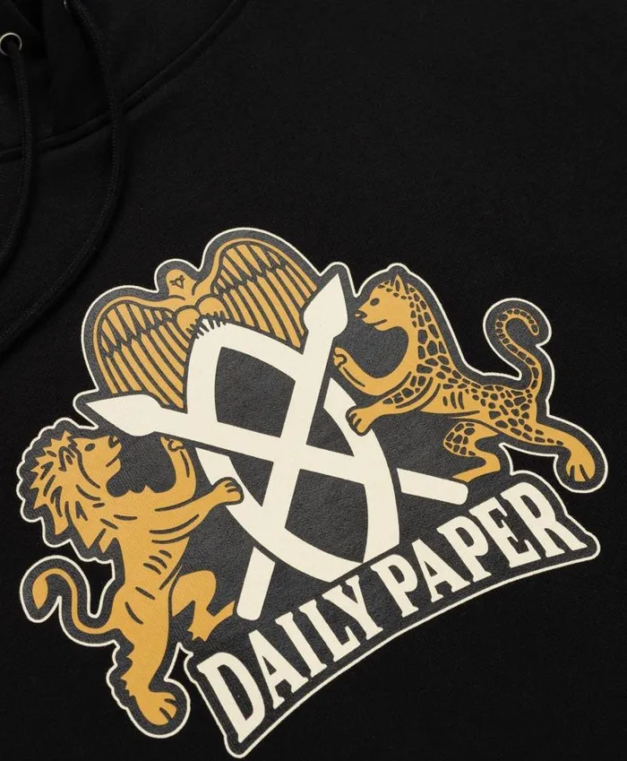 Men Black Nakato Hoody Daily Paper Hoodies and Sweaters Men Black Nakato Hoody Daily Paper Hoodies and Sweaters