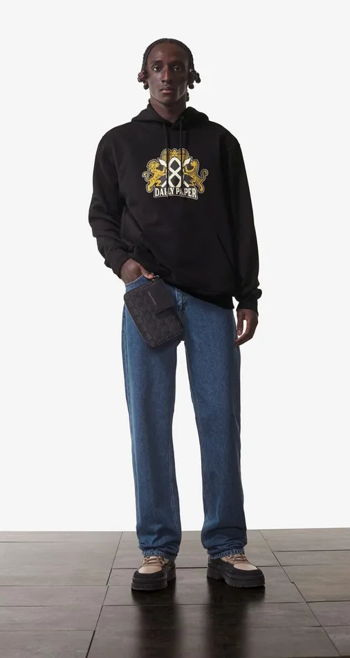 Men Black Nakato Hoody Daily Paper Hoodies and Sweaters Men Black Nakato Hoody Daily Paper Hoodies and Sweaters