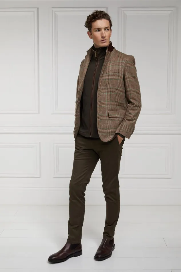 Men Blazers Holland Cooper The Single Breasted Blazer Clarence Check Forest Men Blazers Holland Cooper The Single Breasted Blazer Clarence Check Forest