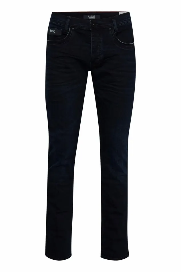 Men Blend Blizzard Fit Jeans Denim Black Blue