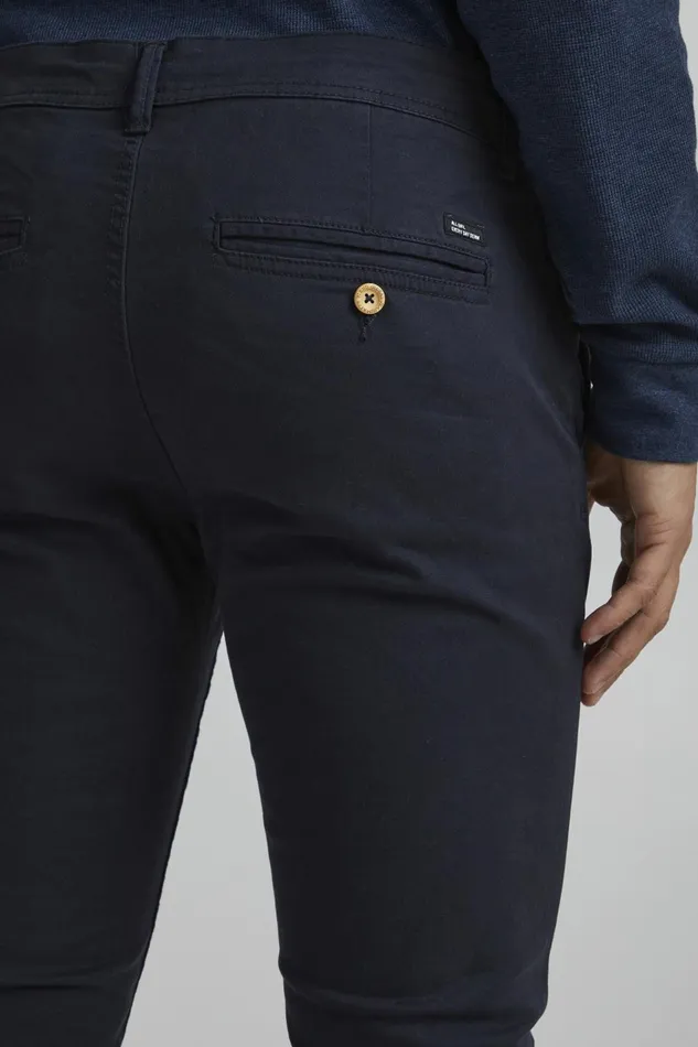 Men Blend Pants Pants Casual Dark Navy Blue