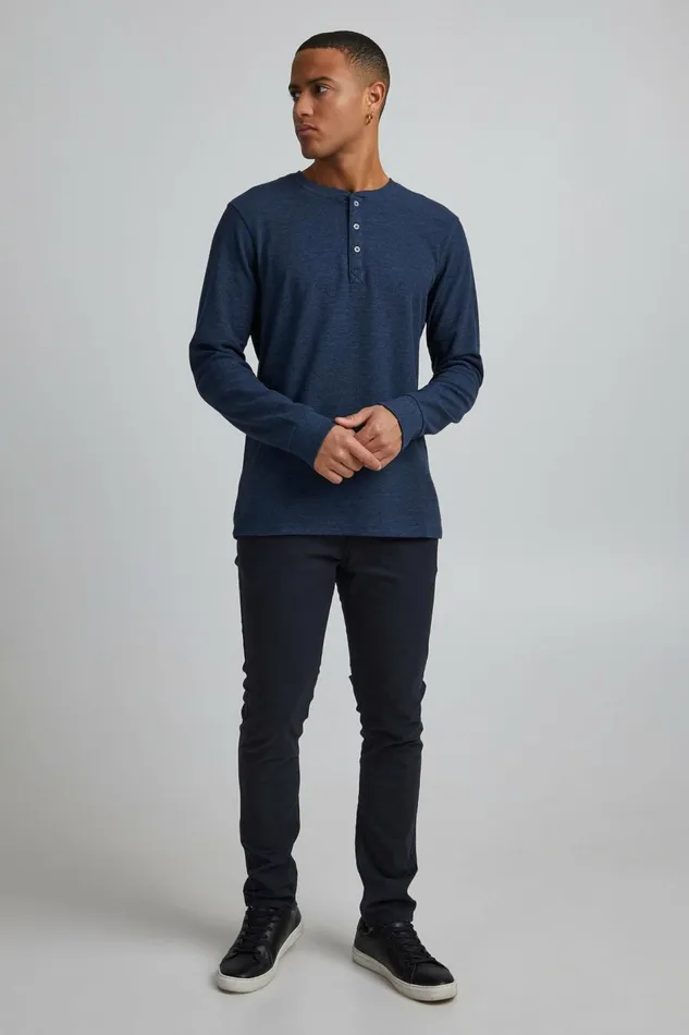 Men Blend Pants Pants Casual Dark Navy Blue