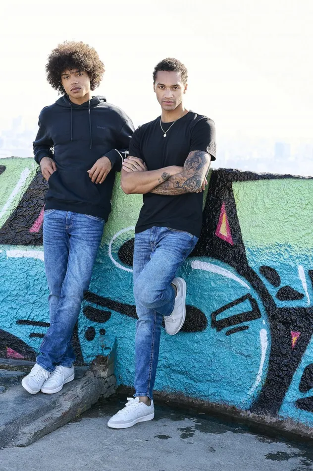 Men Blend TShirts 2 Pack 8211 BHNICK TShirt Black