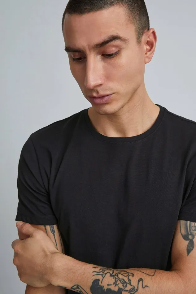 Men Blend TShirts 2 Pack 8211 BHNICK TShirt Black