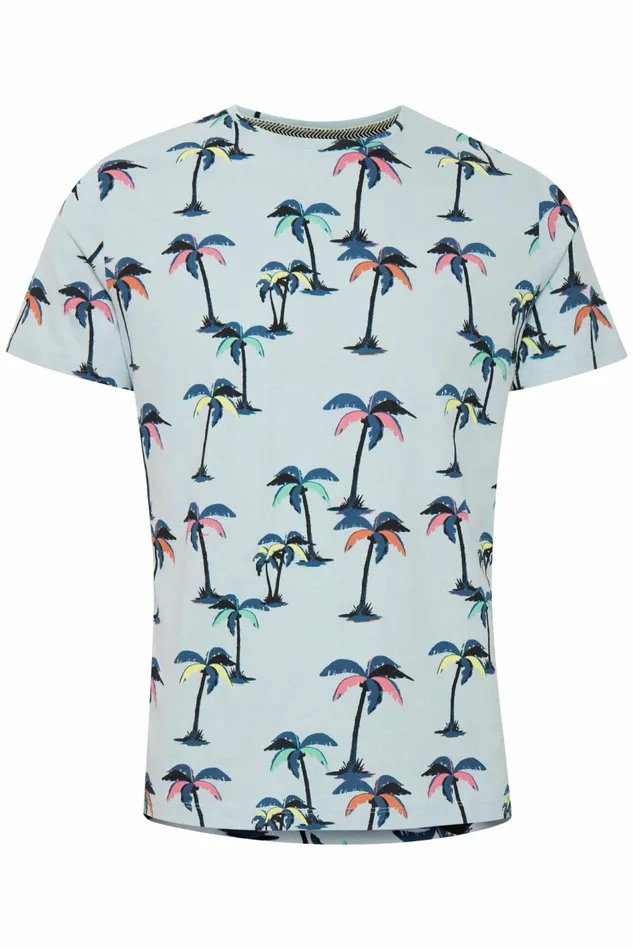 Men Blend TShirts Tshirt Soft Blue