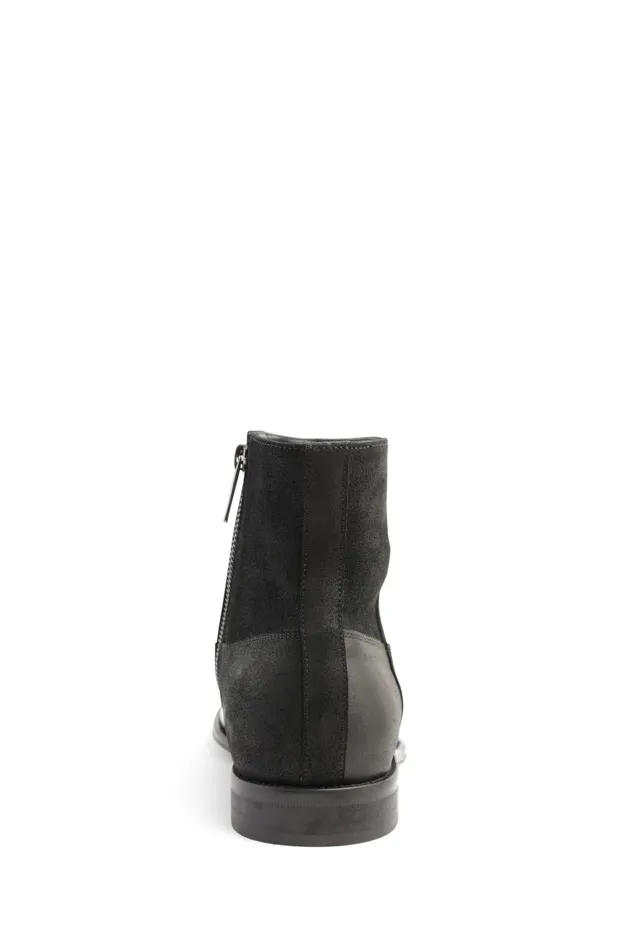 Men Boots Bruno Magli Armando Patent Ombre Suede Zip Boot 8211 Black