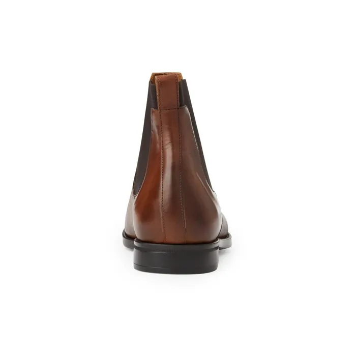 Men Boots Bruno Magli Byron Double Gore Slipon BootCognac