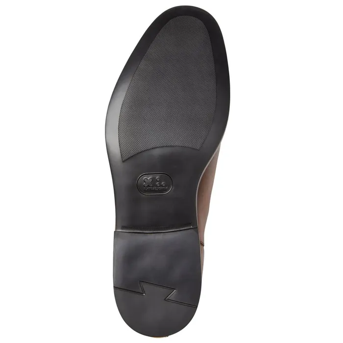 Men Boots Bruno Magli Byron Double Gore Slipon BootCognac