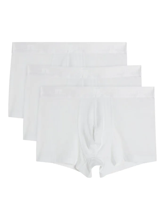 Men Bridge Lyocell Boxer White JLindeberg Underwear