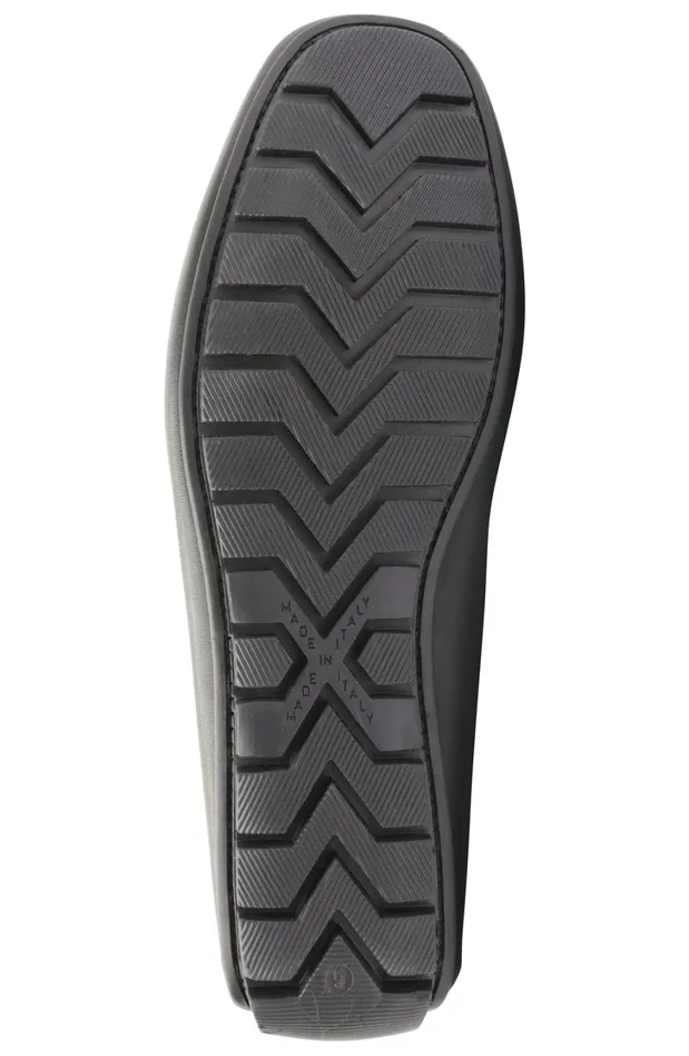 Men Casual Shoes Bruno Magli Xander Leather Driving Moccasin 8211 Black