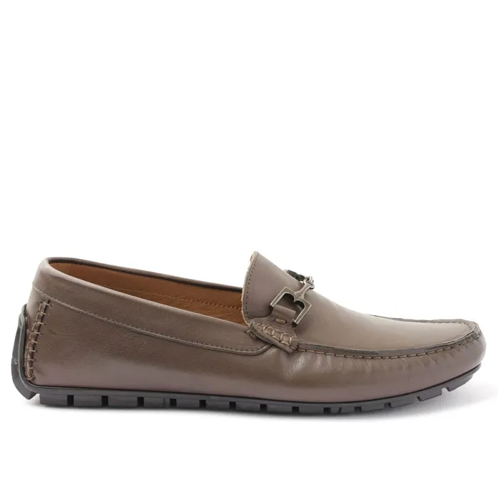 Men Casual Shoes Bruno Magli Xander Leather Driving Moccasin 8211 Brown