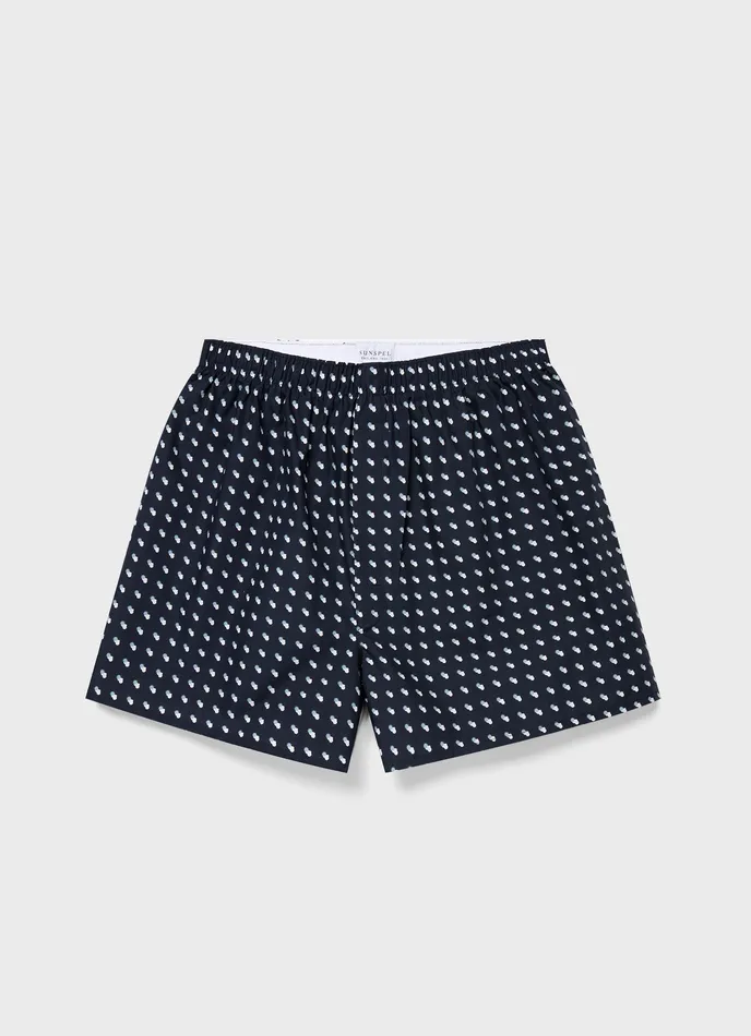 Men Classic Boxer Shorts Sun and Clouds Boxer Shorts ussunspel