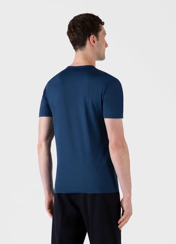 Men Classic Tshirt Naval Blue Tshirts ussunspel Men Classic Tshirt Naval Blue Tshirts ussunspel