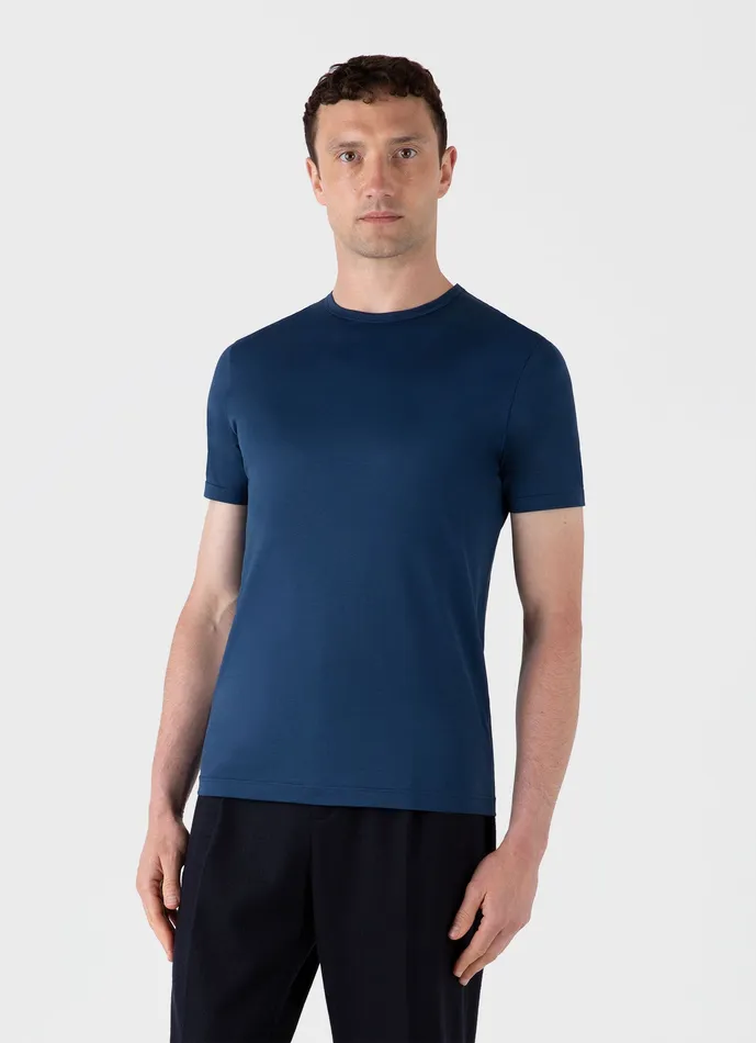 Men Classic Tshirt Naval Blue Tshirts ussunspel Men Classic Tshirt Naval Blue Tshirts ussunspel