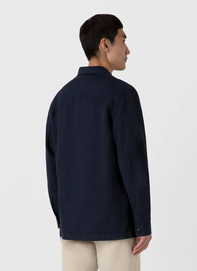 Men Cotton Linen Twin Pocket Jacket Navy Jackets and Coats ussunspel Men Cotton Linen Twin Pocket Jacket Navy Jackets and Coats ussunspel