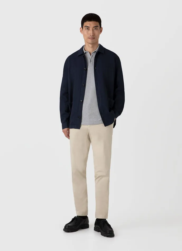 Men Cotton Linen Twin Pocket Jacket Navy Jackets and Coats ussunspel Men Cotton Linen Twin Pocket Jacket Navy Jackets and Coats ussunspel